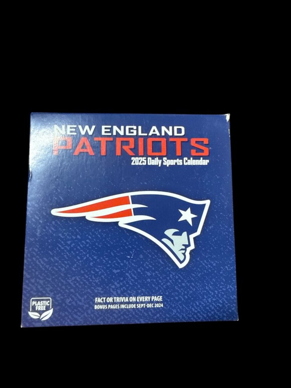 New England Patriots Daily Sports Calendar NFL Trivia & Facts 2025 New in Box